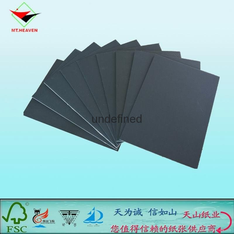 质优价廉黑卡纸厂批发做皮带专用透心黑卡纸1-2MM 5