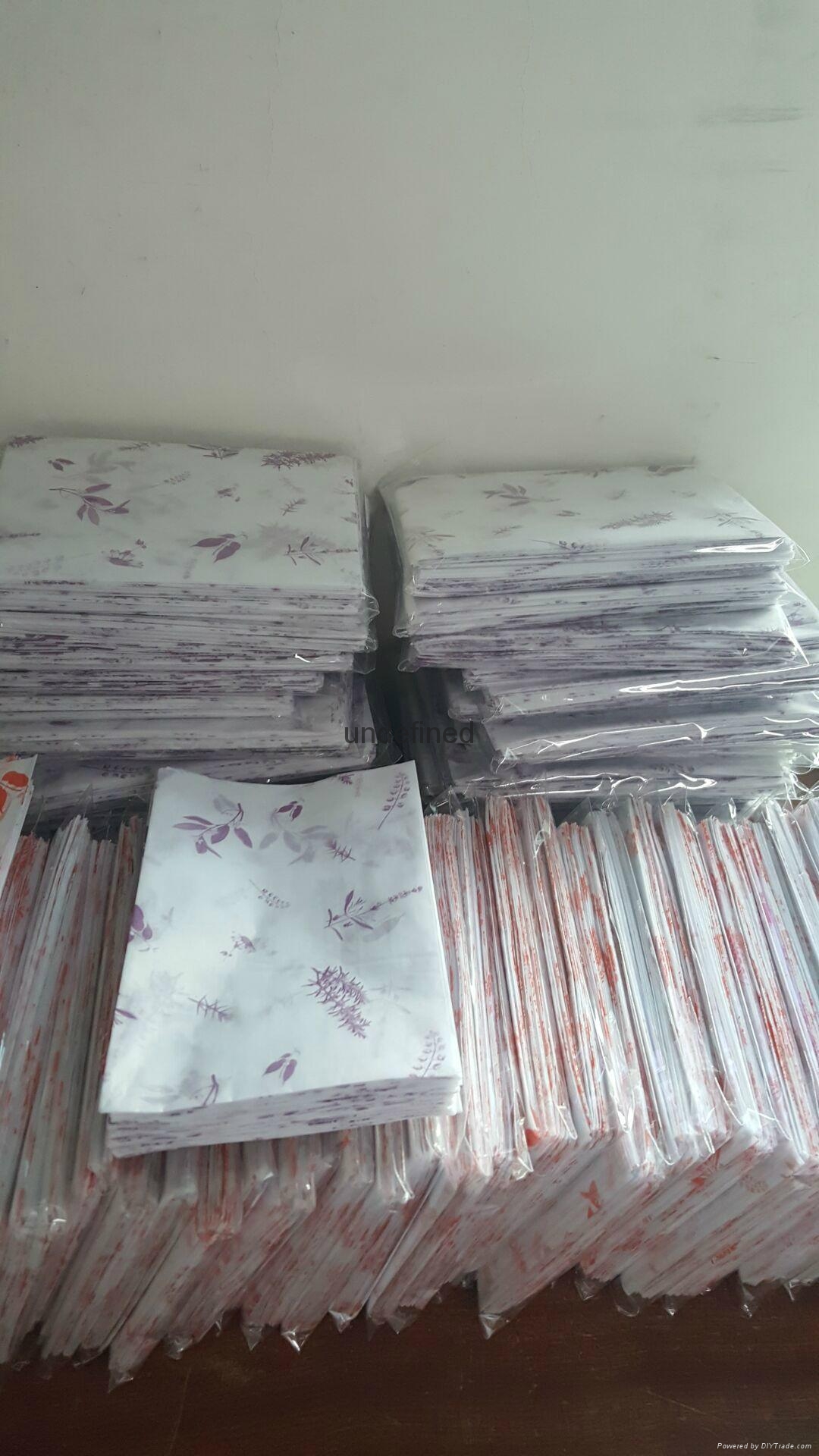 printed wax paper