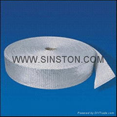 Braided fiberglass tape with Aluminium