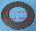 Graphite gasket with inner eyelet