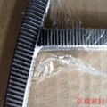 Kammprofile gasket with corrugated graphite tape coated both sides