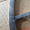 Kammprofile gasket with corrugated graphite tape coated both sides