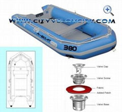 Inflatable boat sport boat fishing boat CE