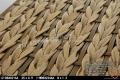 Plastic wicker material