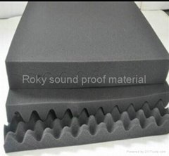 Wave Shape PU Foam Sound Absorbing For Piano Room,Studio,Home Theatre 