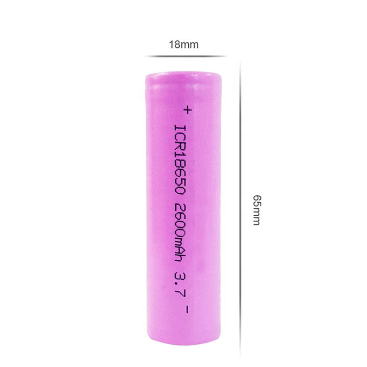 18650 3.7V2600mah High Discharge Rate Rechargeable Cylindrical Battery 2