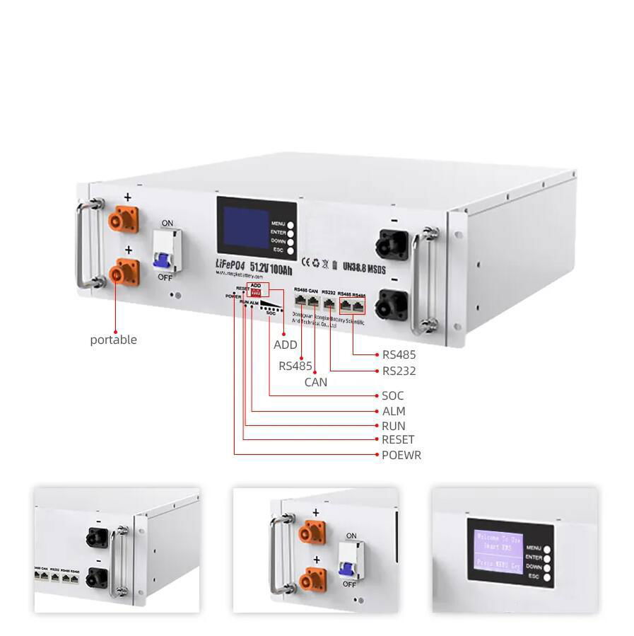 10kw Home Solar Energy System Rack Mounted Lithium Battery