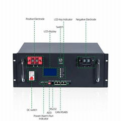 15KW  7000 Cycle Life solar Rack Mounted LiFePO4 Battery