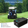 Hot Selling 48 Volt Golf LiFePO4 battery 10