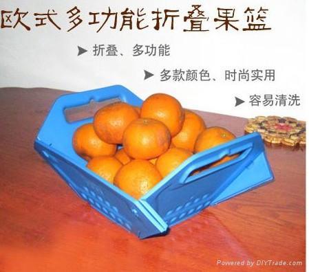 折疊水果盤塑膠注塑模具