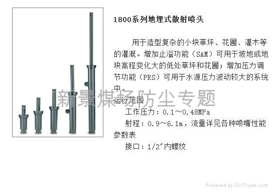 園林草坪灌溉噴頭雨鳥1804