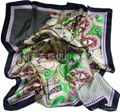 100% Silk Twill Printed Scarf 3