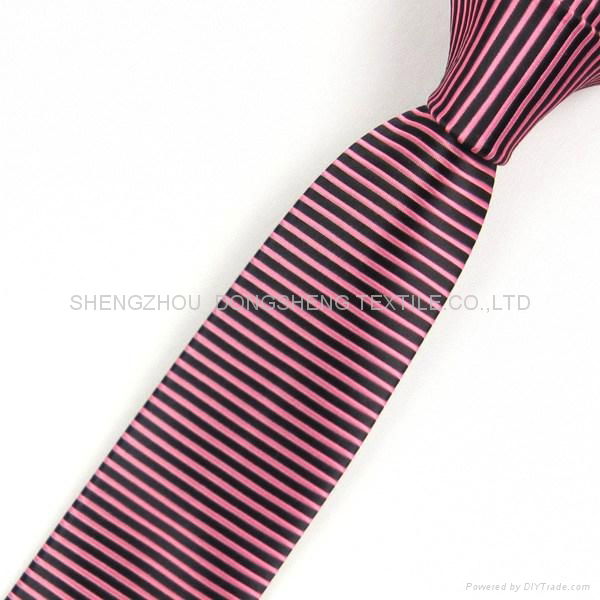 100%桑蠶絲領帶，韓版窄領帶 2