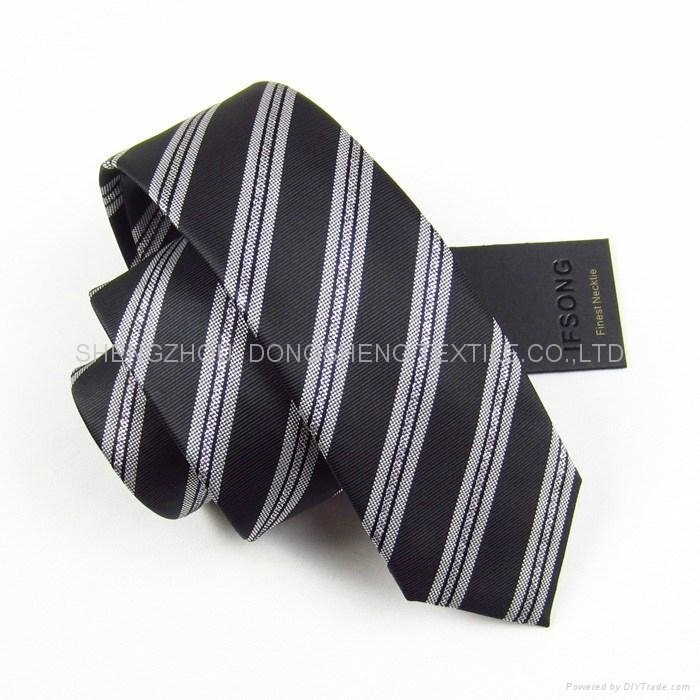 100%桑蚕丝领带，韩版窄领带