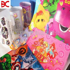 PVC/PP/PET film offset UV printing processing