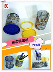 PP pen container printing