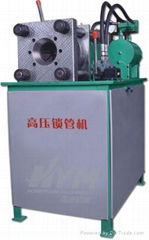 High-pressure pipe locking machine