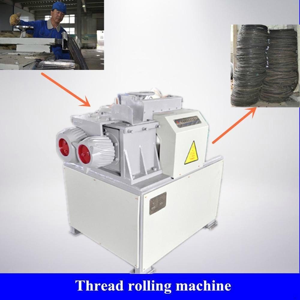 Henan Zhongying Tyre Shredder Plant- Thread Rolling Machine