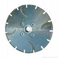 Electric-placed saw blades  to  cut marbles