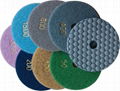 Dry polishing pads