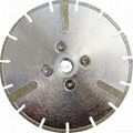 Electric-placed saw blades  to  cut marbles