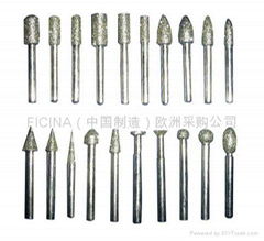 Diamond grinding pins, fresete 