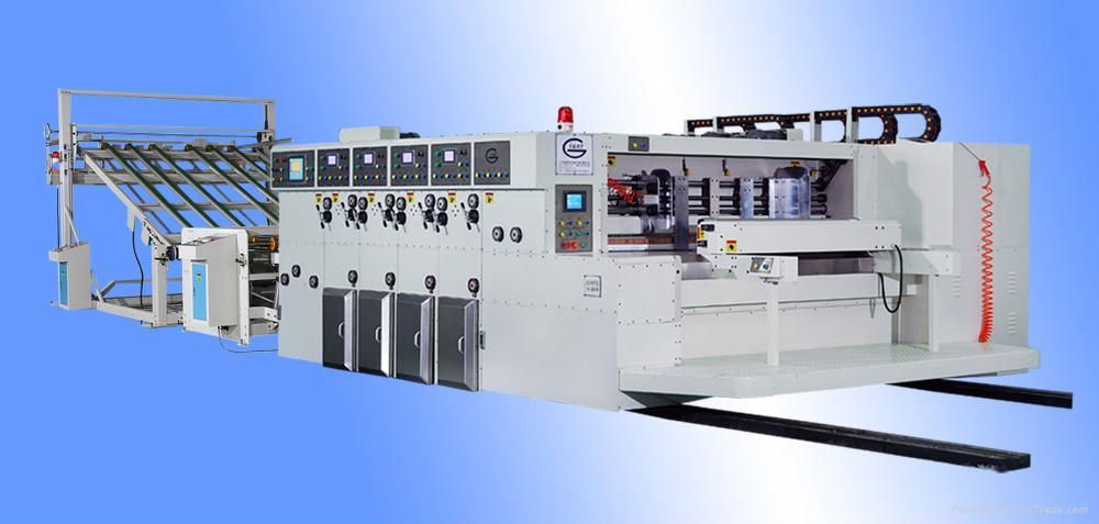 4 color flexo printer slotter diecutter