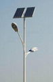 100W solar LED street light