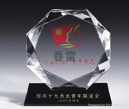 香港水晶奖牌 4