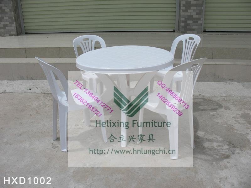 供應塑料桌椅-HXD1002