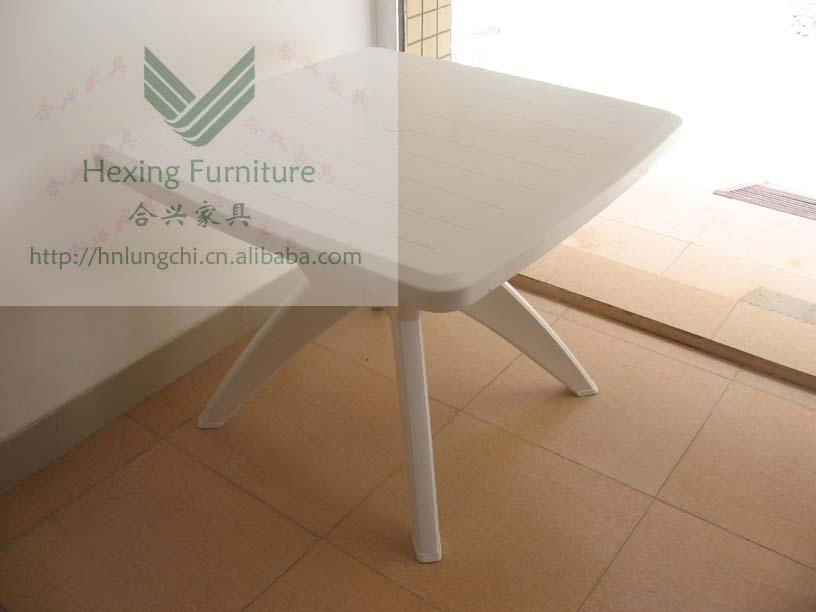 供应塑料方桌与扶手椅HXD1008 3