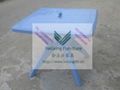 PLASTIC SQUARE TABLE AND CHAIRS 2
