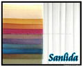 sanlida 100% polyester (SLD-M024)fireproof sheer fabric