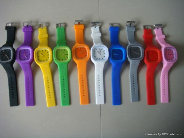 silicone jelly watch custom logo watch  4