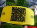  Unique QR Code silicone bracelet with metal plate 4