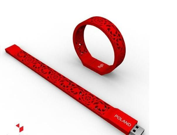 new arrival  silicone slap USB wristband  2