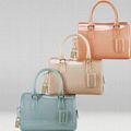 hot sale lady Macaron Color Jelly Handbag 2