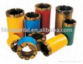 Diamond core drill bit