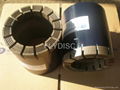 Impregnated diamond core drill bit