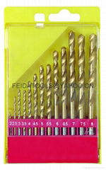 13pcs drill set with plastic box