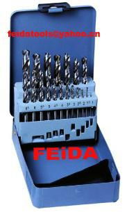 19pcs hss drill set