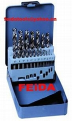 19pcs hss drill set