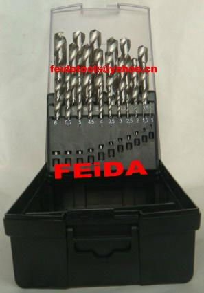 25pcs hss drill bit set