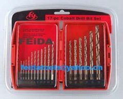 17pcs hss drill set