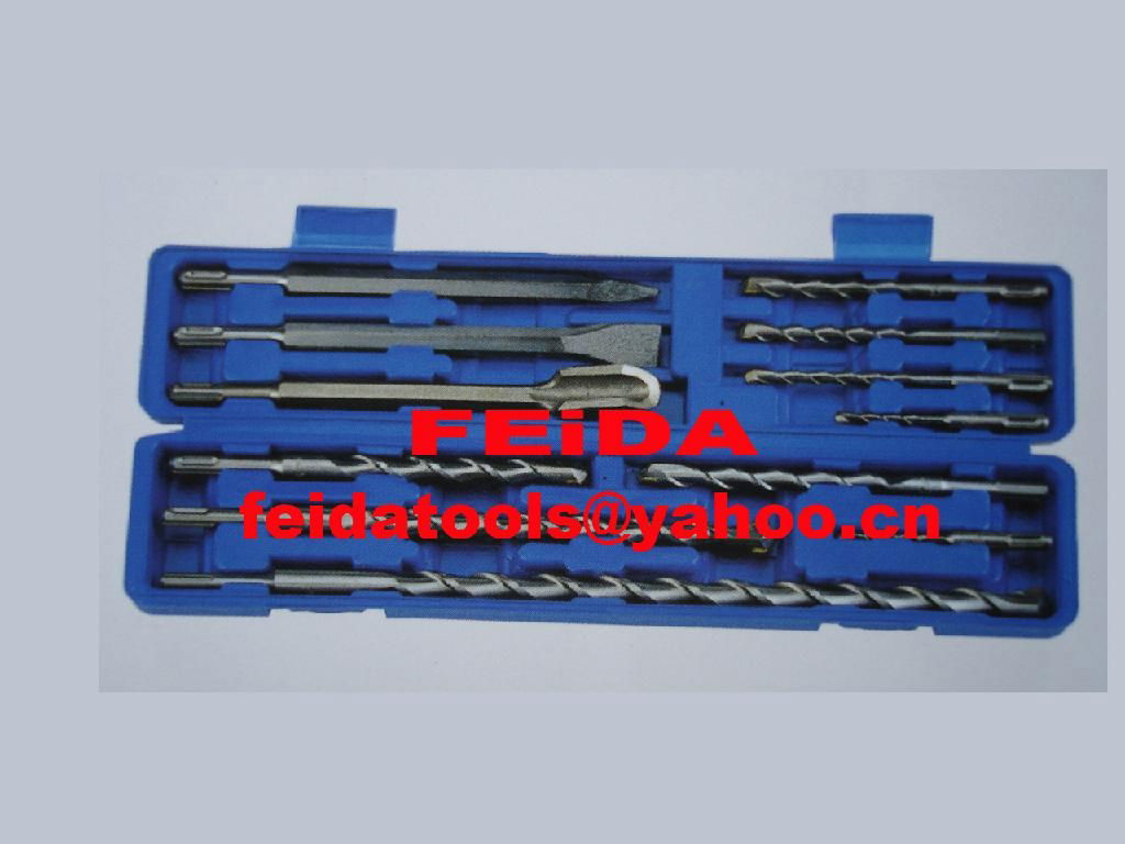 12pcs sds and chisel drill set