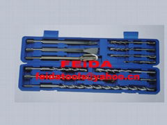 12pcs sds and chisel drill set