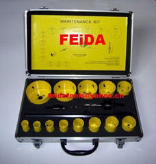 16pcs bi-metal hole saw set