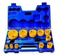 15pcs bi-metal hole saw set