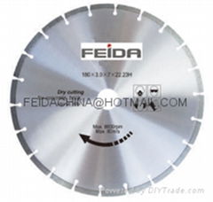 hot pressed dry cutting saw blade