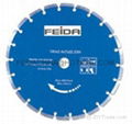 brazed marble and granite saw blade